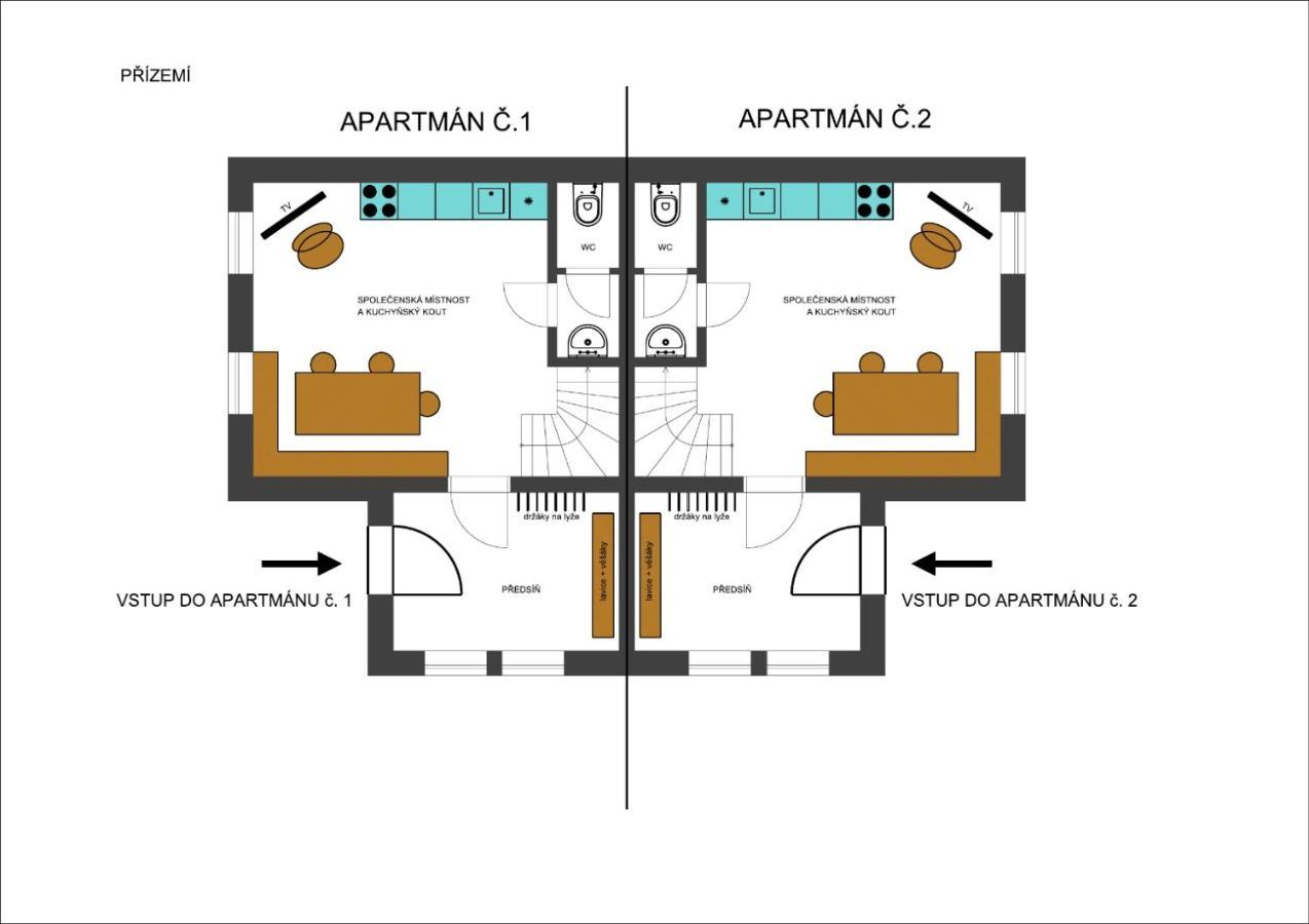 Apartmány Fišerka Rokytnice nad Jizerou Kültér fotó